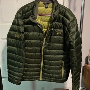 Outdoor Research Helium Jacket Dark Green Sz L